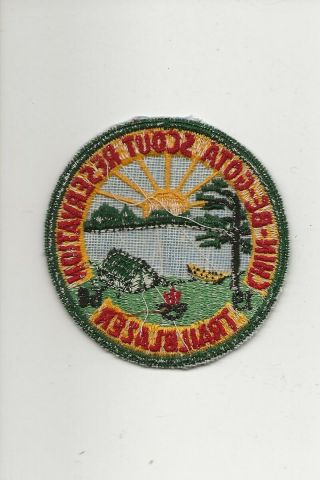 CAMP patch - CHIN BE GOTA RESERVATION - 1960 Trailblazer Boy Scout BSA A121 - 12/14 2
