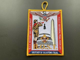 Bsa,  2013 History Of Scouting Trail Host Inaugural Hiker Patch,  National Capital