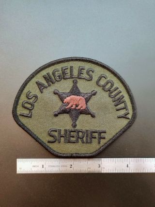 Los Angeles County Sheriff Department Lasd Swat Subdued Patch Seb Ca California