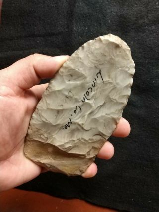 Fine 5 7/8 " Hoe Digger Artifact Missouri