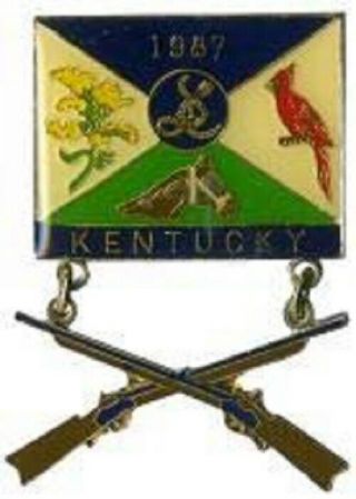 Lions Club Pins - Kentucky 1987 Rifles Lioness