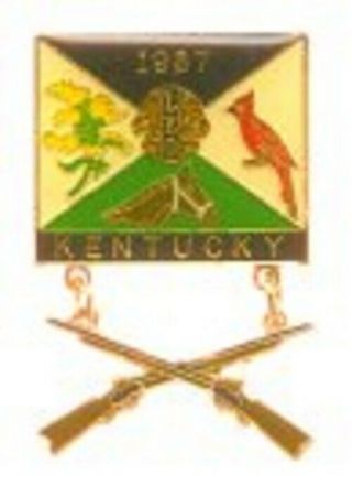 Lions Club Pins - Kentucky 1987 Rifles Leo
