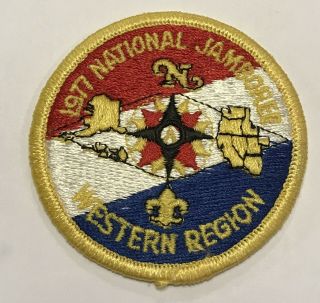 1977 National Jamboree Western Region Patch Cc9