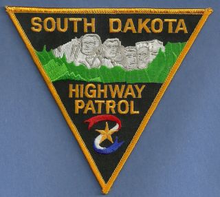 South Dakota Highway Patrol Shoulder Patch Mount Rushmore