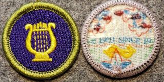 Bsa Music Merit Badge - Type L (since 1910) Boy Scouts Of America