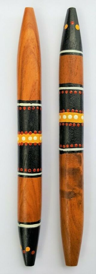 Aboriginal Clap Sticks | Authentic Traditional Design