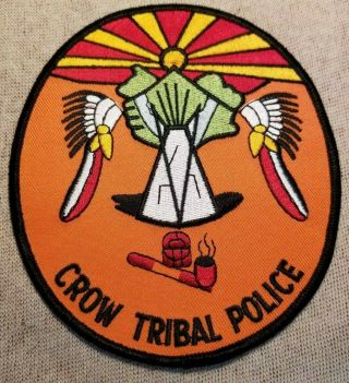 Mt Crow Tribe Montana Police Patch