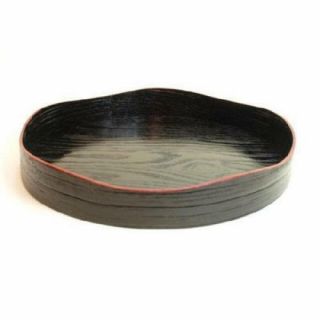 Yamamichi - Bon Lacquered Wood Tray For Japanese Tea Ceremony From Japan