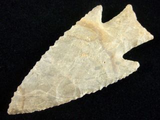 Fine Authentic 3 Inch Grade 10 Tennessee Hardin Point With Arrowheads