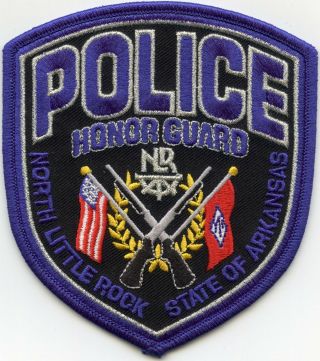 North Little Rock Arkansas Ar Honor Guard Police Patch
