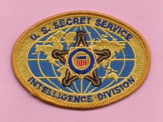 B29 Rare Intel Old Usss Fed Police Patch Secret Service Executive Usc Agent