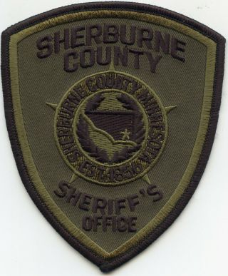Sherburne County Minnesota Mn Subdued Sheriff Police Patch