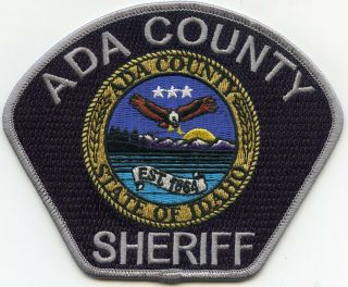 Ada County Idaho Id Sheriff Police Patch