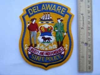 Delaware State Police - Iron Or Sew - On Patch