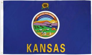 3x5 Kansas Flag 3 