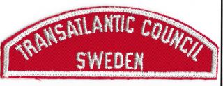 Boy Scout Transatlantic Council Sweden Rws
