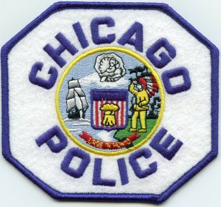 Felt Chicago Illinois Il Police Patch