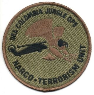 Usa Dea Narco Terrorism Unit Police Patch