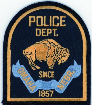 Omaha Police Dept.  Face Right Police Patch Nebraska Ne