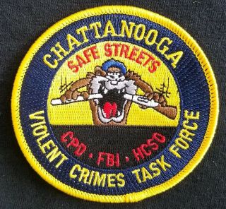 Fbi Chattanooga Safe Streets Violent Crimes Task Force (taz) Police Patch
