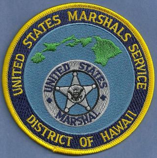 United States Marshal Service Hawaii Shoulder Patch