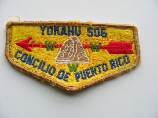 Oa Order Of The Arrow Yokahu Lodge 506 Flap,  Puerto Rico Council
