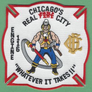 Chicago Fire Department Engine Company 116 Patch