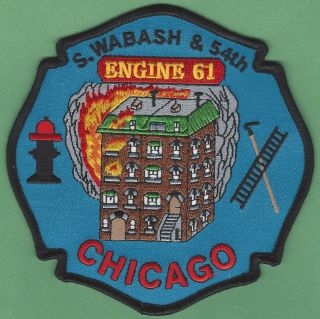 Chicago Fire Department Engine Company 61 Patch
