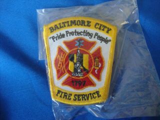Patch - Baltimore City Fire Department - Uniform Hat Patch
