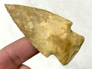 Outstanding Hopewell Point Arrowhead Madison Co. ,  Il.  Authentic Artifact M919