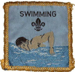 Scouts Australia Swimming Activities Badge Patch