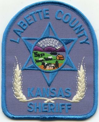 Labette County Kansas Ks Sheriff Police Patch