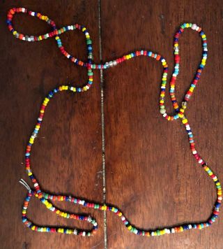 Authenticated,  Rare,  Trade Bead Necklace 22 " With - Graded As 10