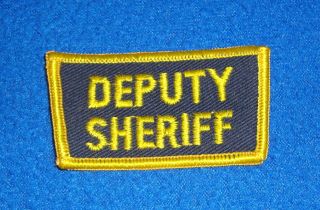 Deputy Sheriff Patch Old Stock