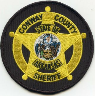Conway County Arkansas Ar Sheriff Police Patch