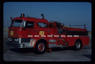 Long Beach Ca E16 1967 Mack C Pumper Fire Apparatus Slide
