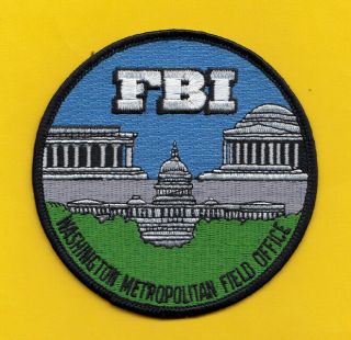 C28 1999 Fboi Wfo Washington Dc Jttf Federal Agent Police Patch Terrorism
