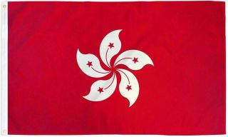 3x5 Hong Kong Flag Country China Banner Asian Pennant Indoor Outdoor