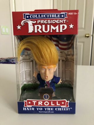 President Donald Trump Collectible Troll Doll Make America Great Again Figure