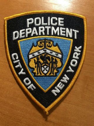 Patch Police Nyc Ny City Of York
