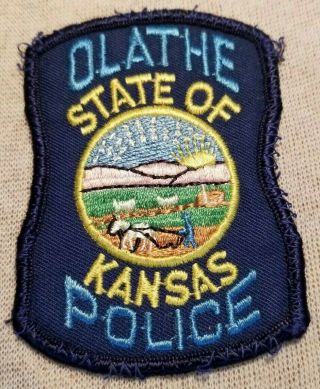 Ks Olathe Kansas Police Patch