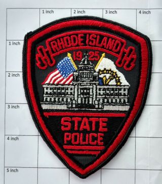 Rhode Island State Police (rhode Island) Patch