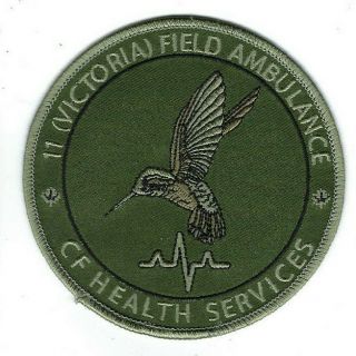 11 (victoria) Field Ambulance Canadian Forces Health Services Patch -