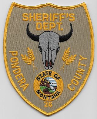 Pondera County Sheriff State Montana Mt
