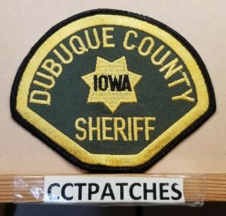 Dubuque County,  Iowa Sheriff (police) Shoulder Patch Ia