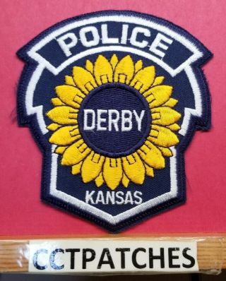 Derby,  Kansas Police Shoulder Patch Ks