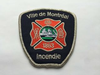 Montreal Canada Fire Patch