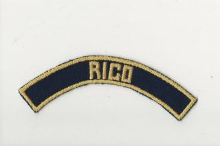 Blue & Gold City Strip - " Rico " - Cub Boy Scout Bsa A121 - 11/28