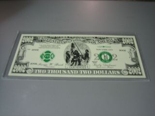 Fdny 9/11 2002 Dollar Novelty Bill In Protective Holder