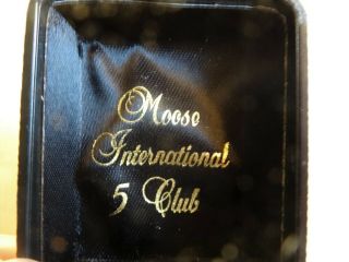 1990 - 91 Loyal Order of Moose Membership Campaign Moose Magic 5 Club Lapel Pin 2